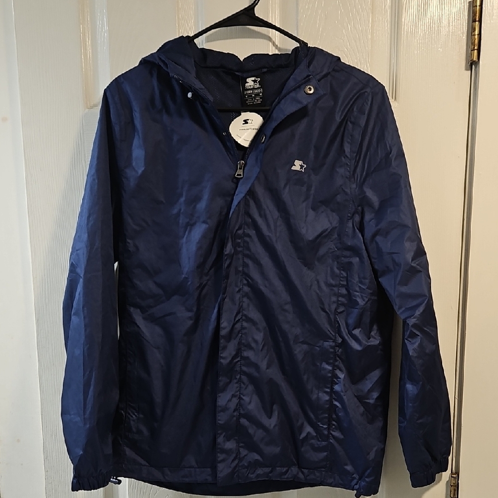 STARTER Men's Navy Windbreaker